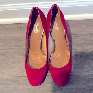 Coach Suede Heel